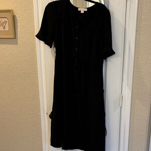 Chic Black Long Sleeve Dress